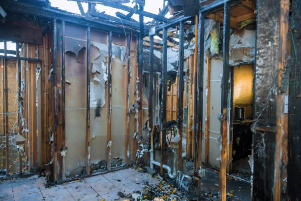 Professional Fire Damage Removal technician working in Armonk, NY
